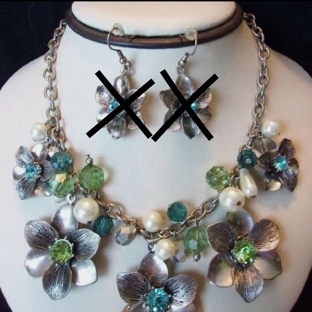 Premier Designs Garden Gate Statement Necklace - image 1